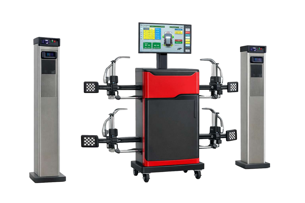 H6 Pro 3D wheel alignment system for pit platform installation