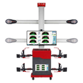Touchless 3D wheel alignment system with auto lifting