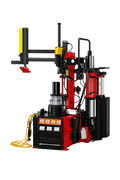 Touchless tire changer with camera and monitor